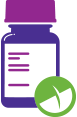 Graphic of medication bottle and pills